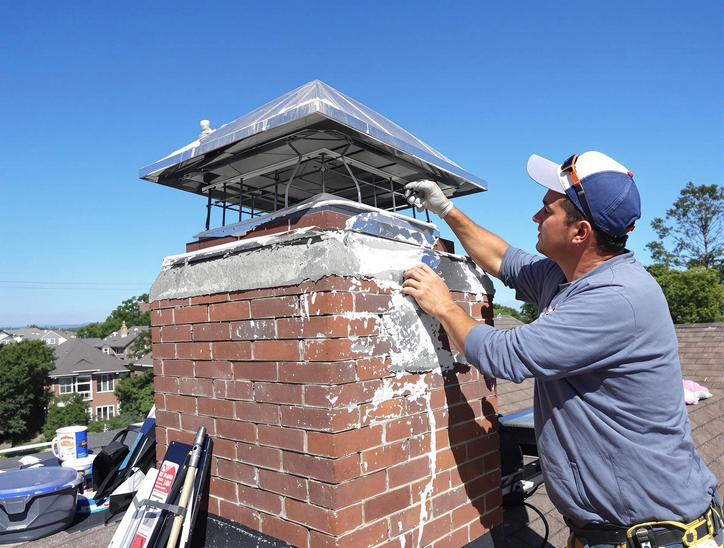 Chimney Crown Services service in Nutley, NJ